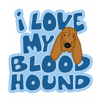 I Love My Bloodhound Child's TShirt