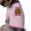 I Love My Bloodhound pet clothing by dogcartoons I Love My Bloodhound pet clothing