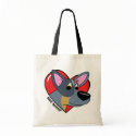 I Love my Blue Heeler Bag by MenagerieMayhem I Love my Blue Heeler Bag