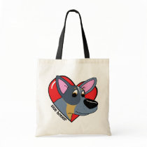 I Love my Blue Heeler Bag by MenagerieMayhem I Love my Blue Heeler Bag
