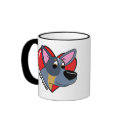 I Love my Blue Heeler Mug (Cartoon) by MenagerieMayhem I Love my Blue Heeler Mug (Cartoon)