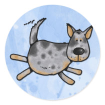 i love my blue heeler sticker