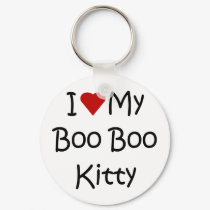 I Love My Boo Boo Kitty keychains by janbalaya I Love My Boo Boo Kitty keychains