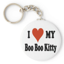 I Love My Boo Boo Kitty Merchandise Keychains