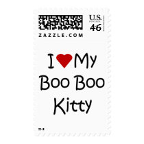 I Love My Boo Boo Kitty postage