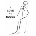 I Love My Boobs Mammogram t-shirts