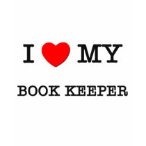 Ich liebe meinen BUCH-WÄCHTER t-shirts