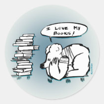 I Love My Books! stickers