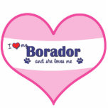 I Love My Borador (Female Dog) Photo Cut Out
