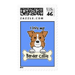 I Love My Border Collie Postage