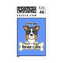 I Love My Border Collie Postage