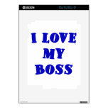 I Love My Boss Decal For iPad 2
