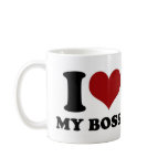 I love My Boss - mug