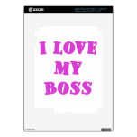 I Love my Boss Skins For iPad 3