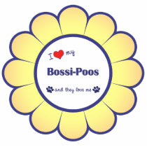 I Love My Bossi-Poos (Multiple Dogs) Ornament photo sculptures