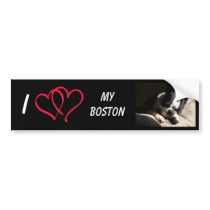 I Love My Boston bumper stickers by paulkostyz I Love My Boston bumper stickers