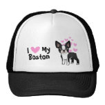 I Love My Boston Terrier Hat