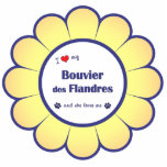 I Love My Bouvier des Flandres (Female Dog) Cut Out