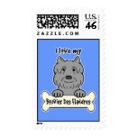 I Love My Bouvier postage