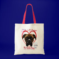 I Love My Boxer Dog  Bags bags