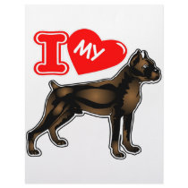 I Love My Boxer letterhead