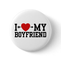 I Love My Boyfriend buttons