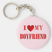I Love my Boyfriend Keychains