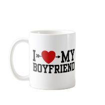 I Love My Boyfriend mugs