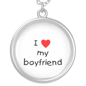 I Love My Boyfriend necklace
