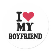I love my boyfriend stickers