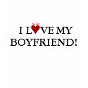 I LOVE MY BOYFRIEND t-shirts