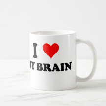 I Love My Brain Mugs