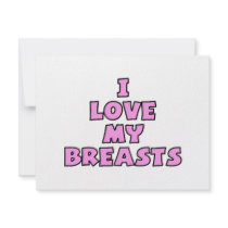 I Love My Breasts II invitations by TotallyRandom I Love My Breasts II invitations