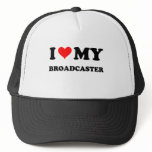 I Love My Broadcaster Mesh Hat