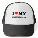 I Love My Broadcaster hats
