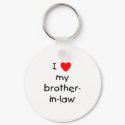 I Love My Brother-in-Law keychains