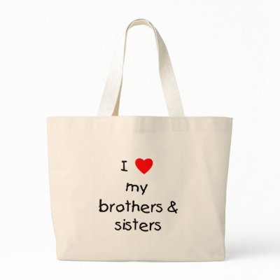 I Love My Brothers & Sisters Bags by familyfrenzy