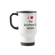 I Love My Brothers & Sisters mugs