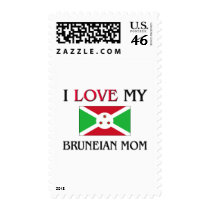 I Love My Bruneian Mom postage