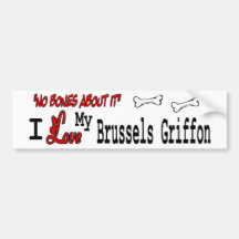 I Love My Brussels Griffon Bumper Stickers