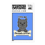 I Love My Brussels Griffon postage