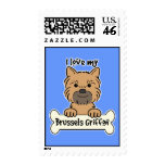 I Love My Brussels Griffon postage