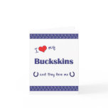 I Love My Buckskins (Multiple Horses) Cards