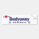 I Love My Budyonny (Female Horse) Bumper Sticker
