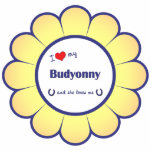 I Love My Budyonny (Female Horse) Photo Cut Out
