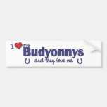 I Love My Budyonnys (Multiple Horses) Bumper Stickers