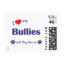 I Love My Bullies (Multiple Dogs) Postage