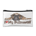 I Love My Bullmastiff Cosmetic Bag