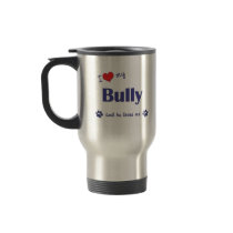 I Love My Bully (Male Dog) Coffee Mugs