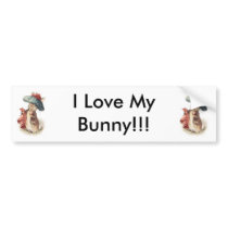 I love my Bunny!! bumper stickers